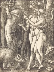 Der Sündenfall, wahrscheinlich um 1509-1510