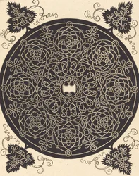 Der fünfte Knoten mit einem sechszackigen weißen Schild, wahrscheinlich 1506-1507
