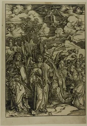 Die vier Engel, die die Winde zurückhalten, aus der Apokalypse