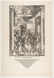 Die Verherrlichung der Jungfrau, aus Das Leben der Jungfrau, Lateinische Ausgabe, 1511, 1511