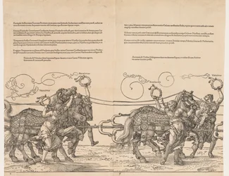 Der große Triumphwagen von Kaiser Maximilian, 1523