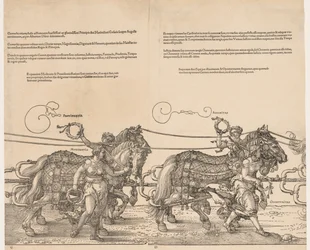 Der große Triumphwagen von Kaiser Maximilian, 1523