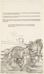 Der große Triumphwagen: Providentia und Moderatio