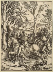 Der Ritter zu Pferde und der Landsknecht