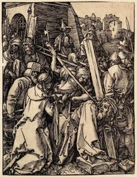Die Kleine Passion: Christus trägt das Kreuz