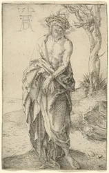 Der Schmerzensmann mit gebundenen Händen