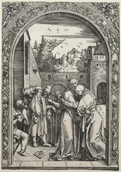 Das Treffen von Joachim und Anna am Goldenen Tor, 1504