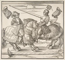 Das Turnier zu Pferd, ca. 1517-18