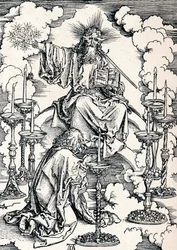 Die Vision der sieben Leuchter, 1498, 1906