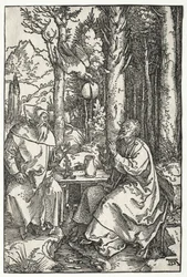 Der Besuch des heiligen Antonius bei Paulus dem Einsiedler
