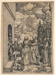 Die Heimsuchung, aus "Das Leben der Jungfrau"