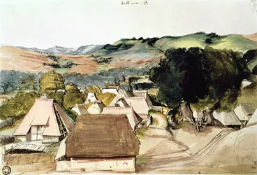 Ansicht von Kachreuth, in der Nähe von Nürnberg, 1511