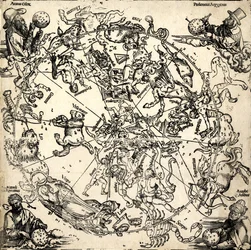 Imagines coeli Septentrionales mit zwölf Bildern des Tierkreises, um 1510-20