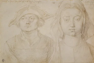 Marx Ulstat; Die schöne junge Frau von Antwerpen, ca. 1520-1521