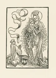 Jungfrau Maria verehrt von Albrecht von Bonstetten