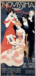 Werbeplakat für Novissima, Kunst- und Literaturmagazin, ca. 1920