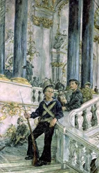 Die Eroberung des Winterpalastes, 7. November 1917