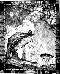 Dante Alighieri, mittelalterlicher italienischer Dichter, 1921