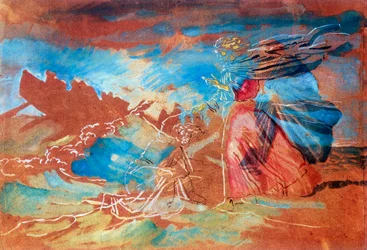 Christus geht auf dem Wasser, 1840