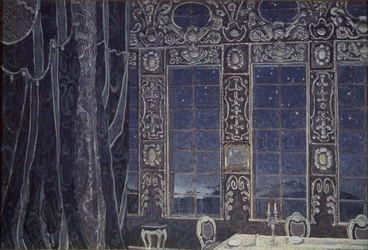 Bühnenbild für das Stück Don Juan von J.-B. Molière, 1910