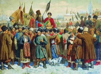 Rede des Bojaren Vasili Buturlin bei der Rada von Perejaslaw, 1880