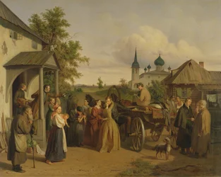 Die Abreise, 1850