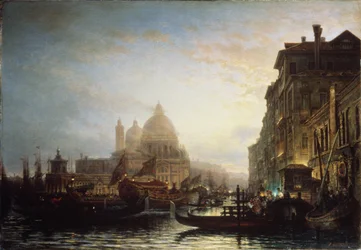 Venedig bei Nacht, 1856
