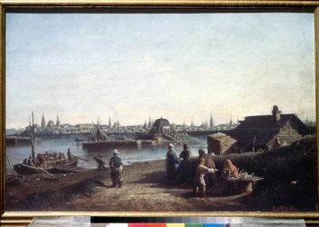 Ansicht der Stadt Kasan an der Wolga in Russland