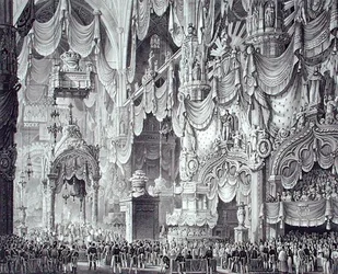 Krönung Ferdinands I. (1793-1875) im Mailänder Dom