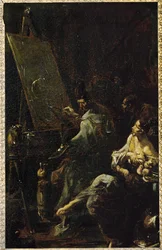 Ein Maleratelier