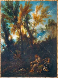 Zwei Eremiten im Wald