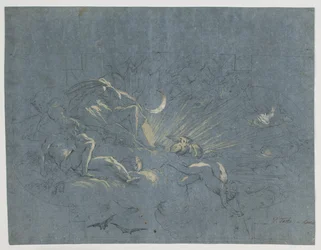 Selene und Endymion, Entwurf für ein Deckenbild