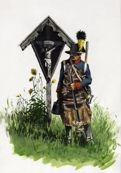 Erstes Kaiserreich (1804-1814 und 1815): Pioniersoldat der österreichischen Armee