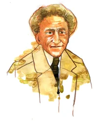 Porträt von Jean Cocteau (1889-1963) französischer Dichter und Regisseur