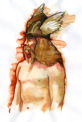 Porträt von Vercingetorix (72-46 v. Chr.), Häuptling der Arverner und Föderator der gallischen Stämme