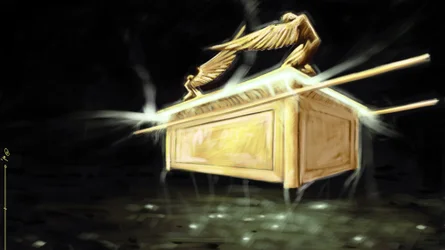 Darstellung der Bundeslade Illustration von Alessandro Lonati, 2010