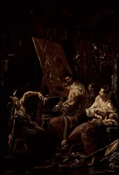 Das Atelier des Künstlers