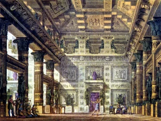 Tanzszene im alten Ägypten in Memphis