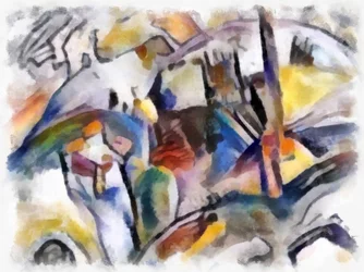 Landschaft mit Gebäuden, 2016