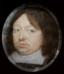 Miniaturporträt von Karl X., König von Schweden 1655-1660
