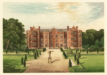 Burton-Agnes Hall, Yorkshire, England. 1880 (Gravur)