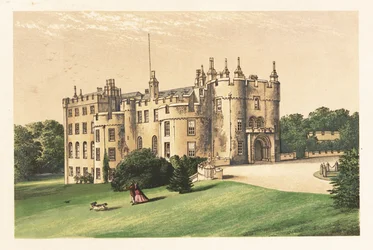 Picton Castle, Pembrokeshire, Wales, 1880 (Gravur)