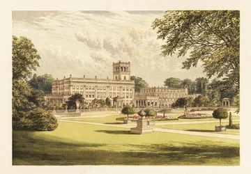 Trentham Hall, Staffordshire, England, 1880
