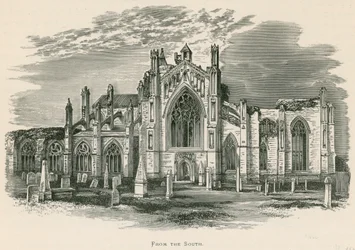 Melrose Abbey, von Süden