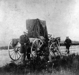 Alexander Gardners Dunkelkammer auf Rädern, 1867