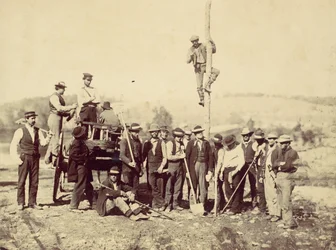 Militärisches Telegrafenkorps, Armee des Potomac, Berlin, Oktober 1862