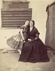 Mrs. Greenhow und Tochter, im alten Kapitol, Washington, 1862 inhaftiert