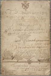 Tagebuch von Alexander Gillespie, 1662-85