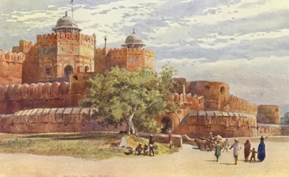 Agra Fort, außerhalb des Delhi-Tors