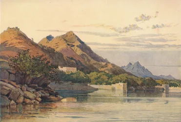 Der Ana Sagar, Ajmere, um 1880-1905